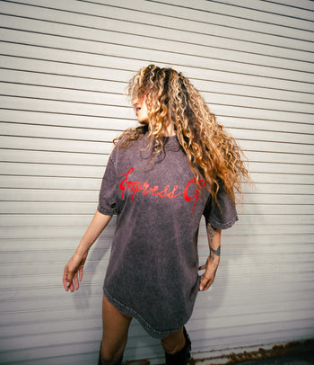 Empress Of - Logo Mineral Wash Tee
