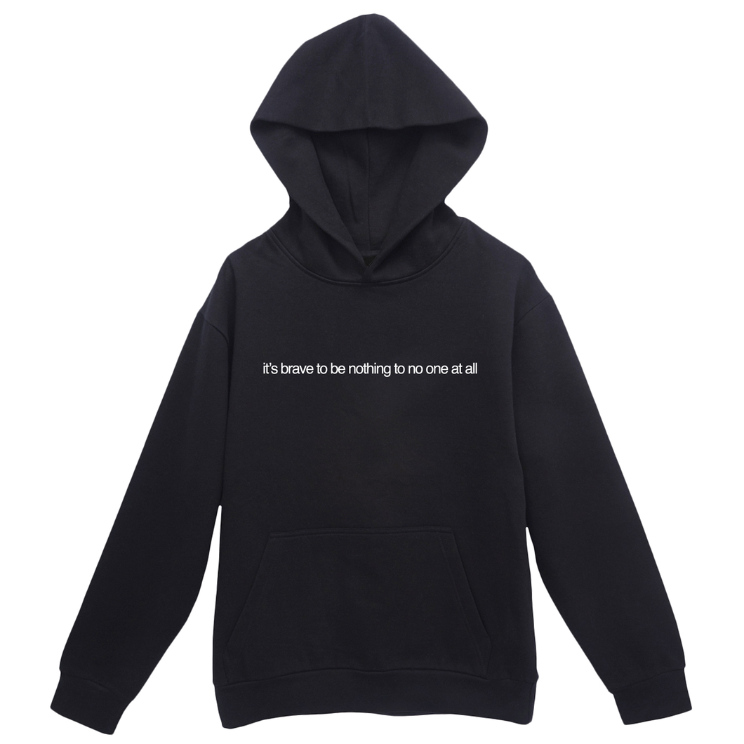 Brave Black Hoodie