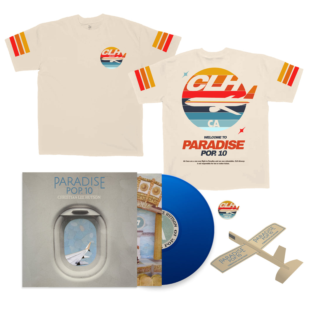 Christian Lee Hutson - Paradise Pop. 10 Opaque Blue Vinyl LP Westbound Bundle (Exclusive)