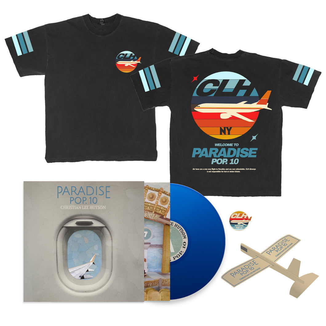 Christian Lee Hutson - Paradise Pop. 10 Opaque Blue Vinyl LP Eastbound Bundle (Exclusive)