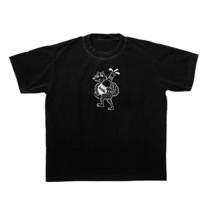 Cat Bottle Black Tee