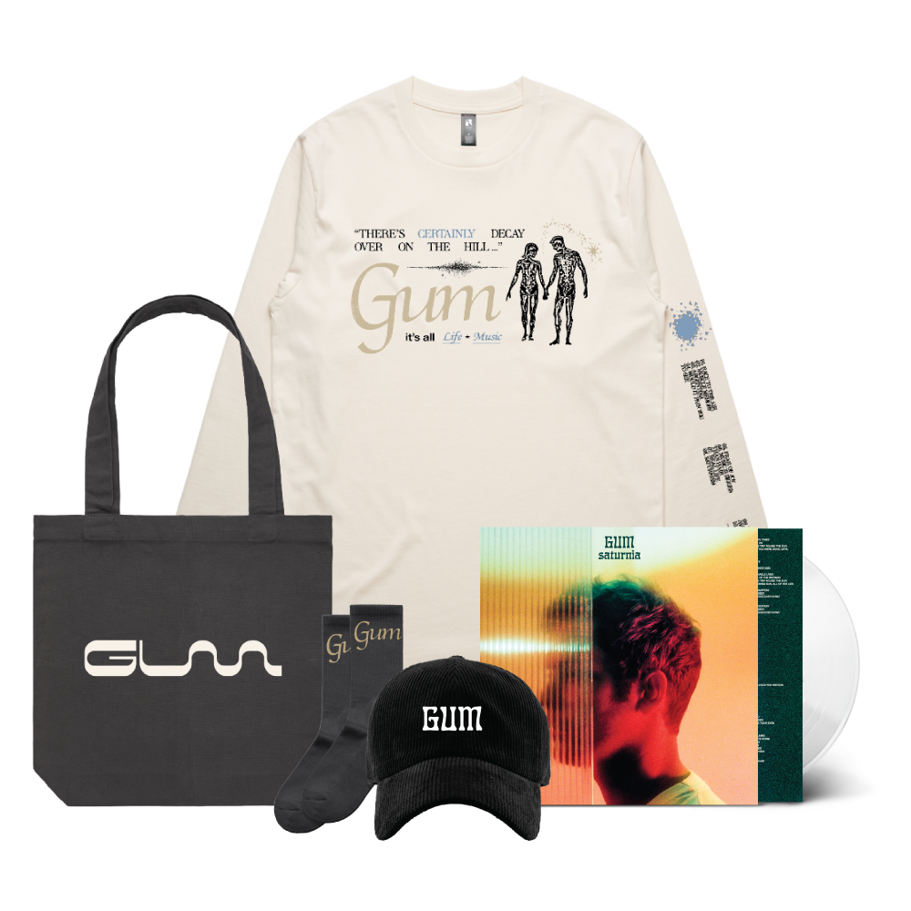 Saturnia LP + Tee + Hat + Tote + Socks Bundle