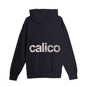 Calico Hammer Zip Black Hoodie