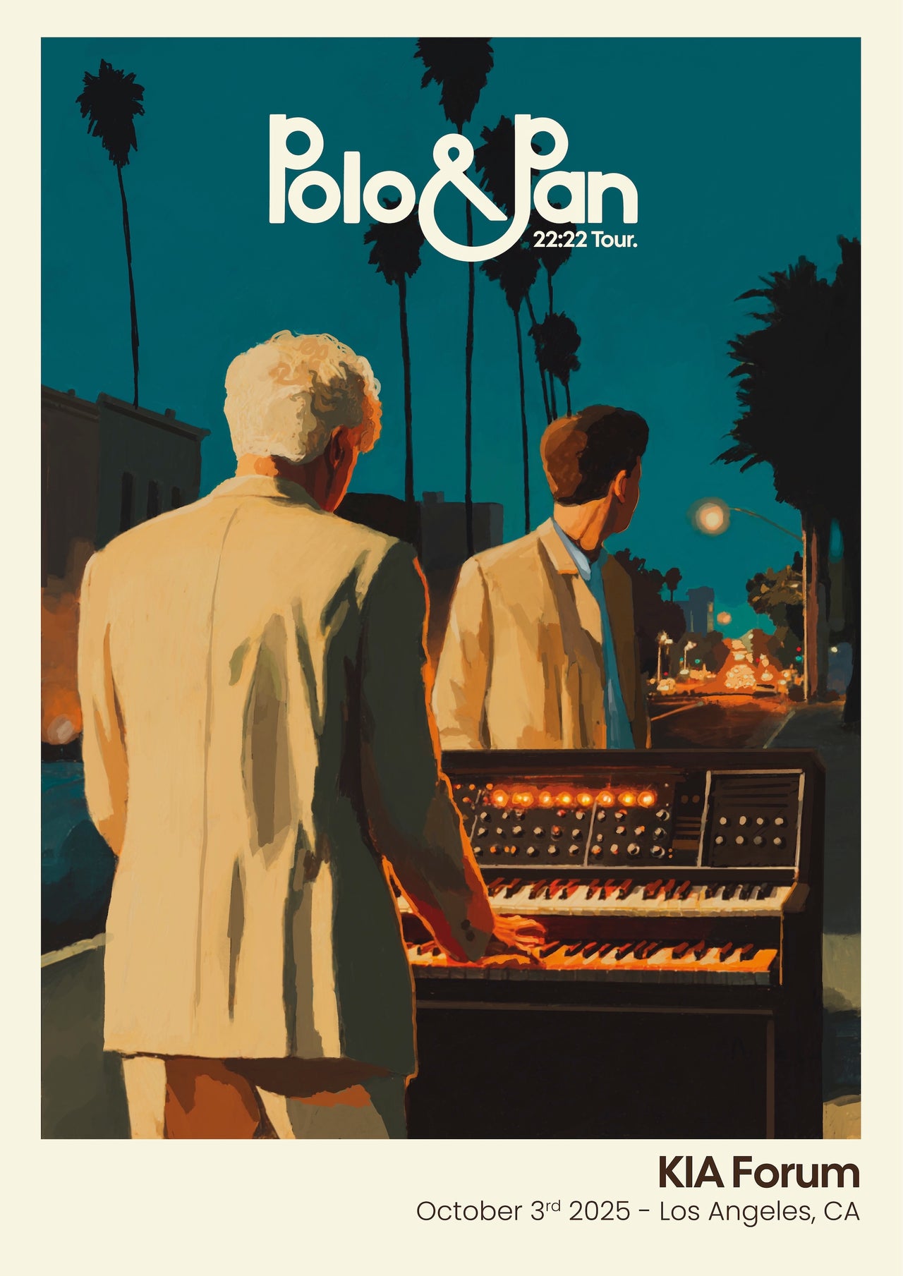 Polo & Pan LA Art Print