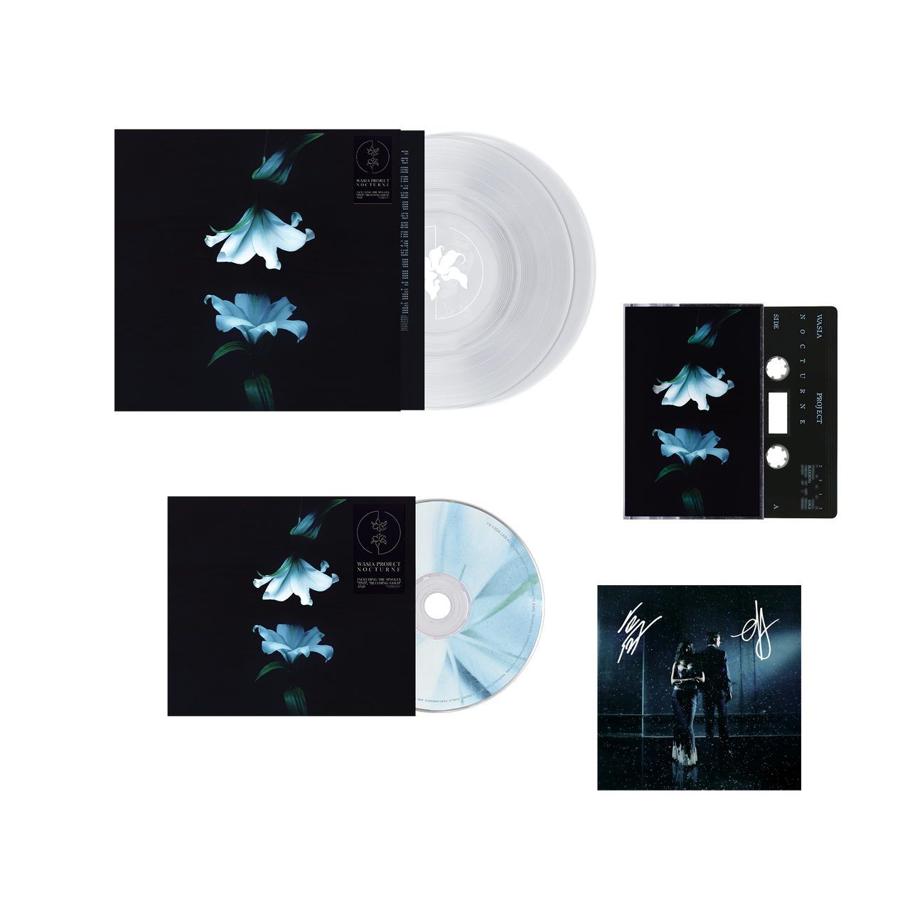 Nocturne Store Exclusive Vinyl, CD, and Cassette Bundle (With Signed Art Card)