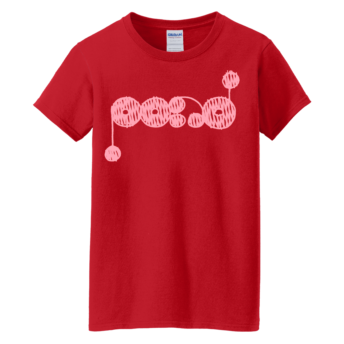 Women's Pink Logo [RED] T-shirt