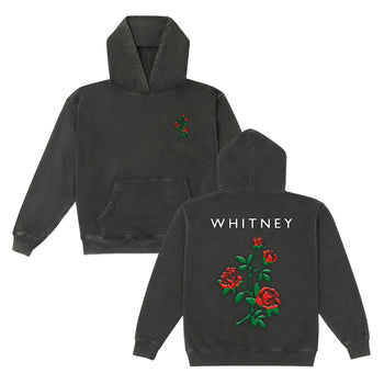Roses Vintage Black Pullover Hoodie