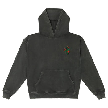 Roses Vintage Black Pullover Hoodie