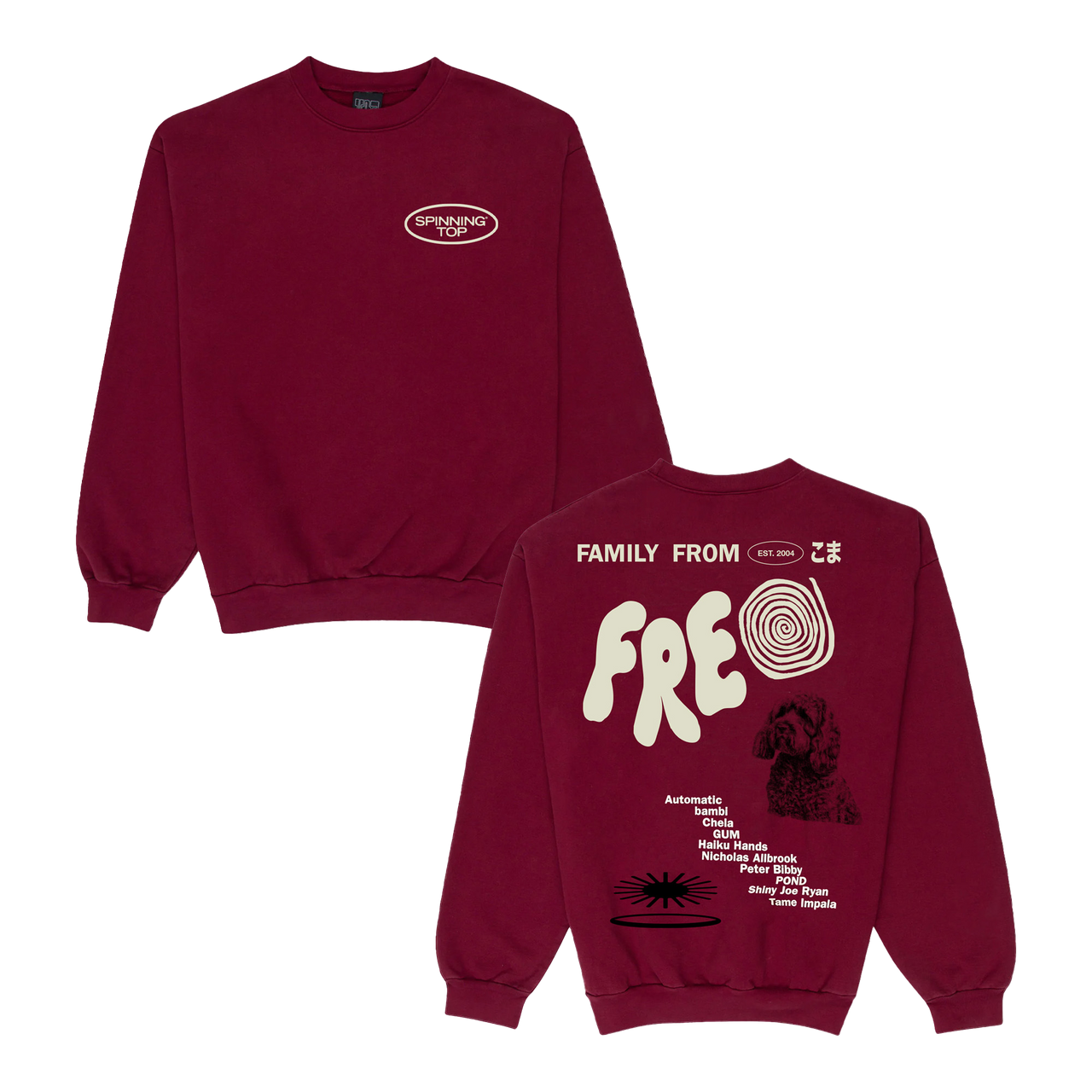 Fam From Freo (Red) Crewneck Sweatshirt