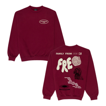Fam From Freo (Red) Crewneck Sweatshirt