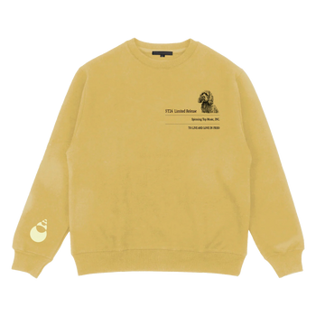 Koma Dawg (Yellow) Crewneck Sweatshirt