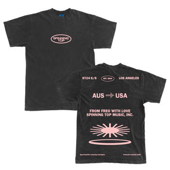 Oval Faded (Black) T-shirt