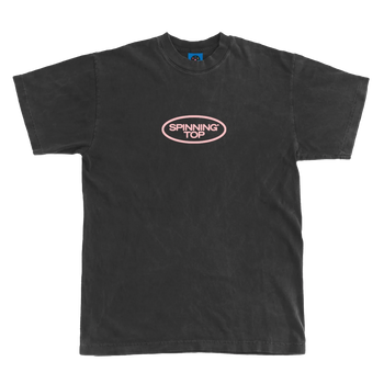 Oval Faded (Black) T-shirt