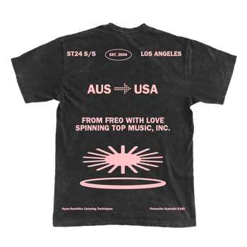 Oval Faded (Black) T-shirt
