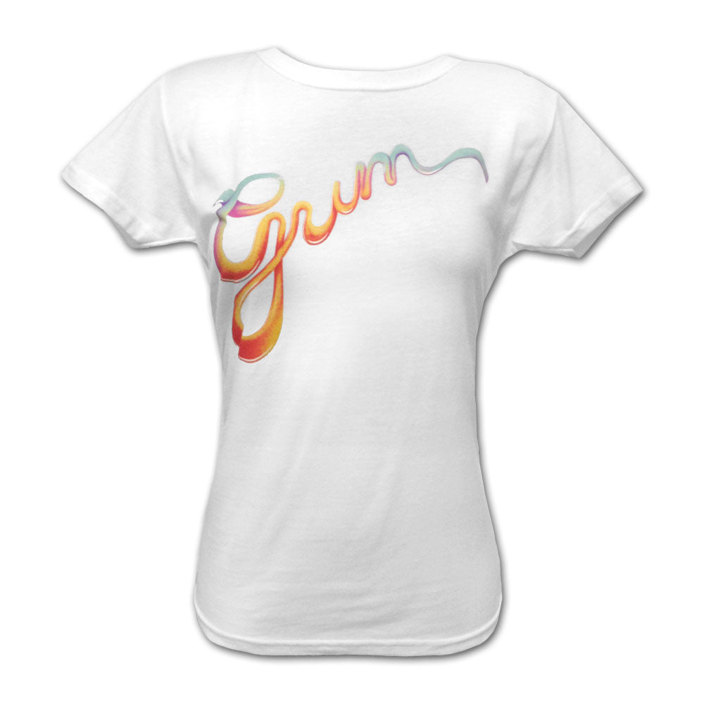 GUM Girl's Logo on White Tee