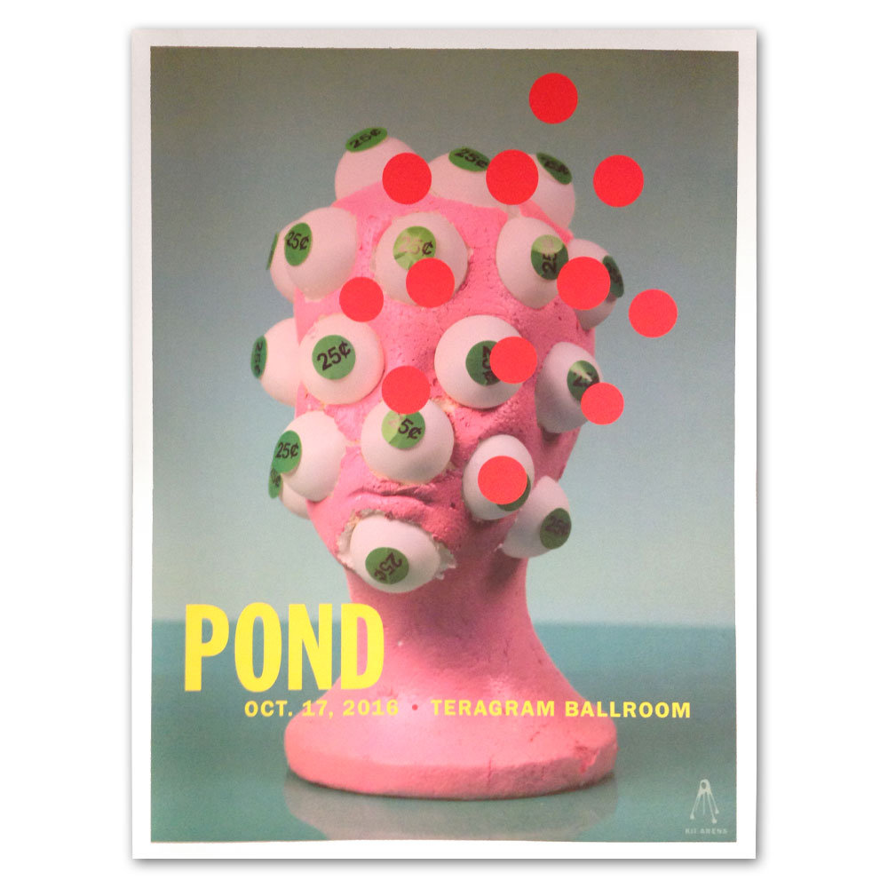 Pond Telegram Ballroom Poster [10/17/16 LA, CA]